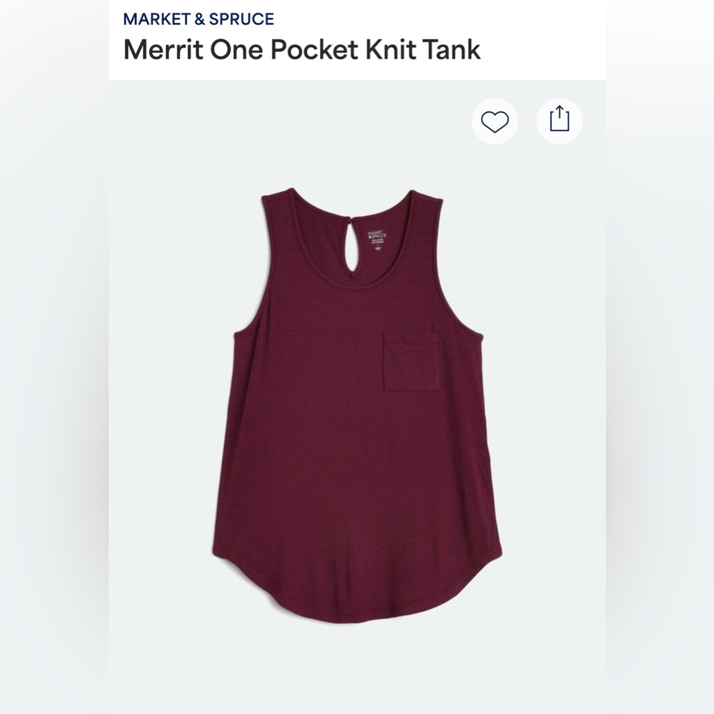 Market and Spruce Merrit Kint Tank Top